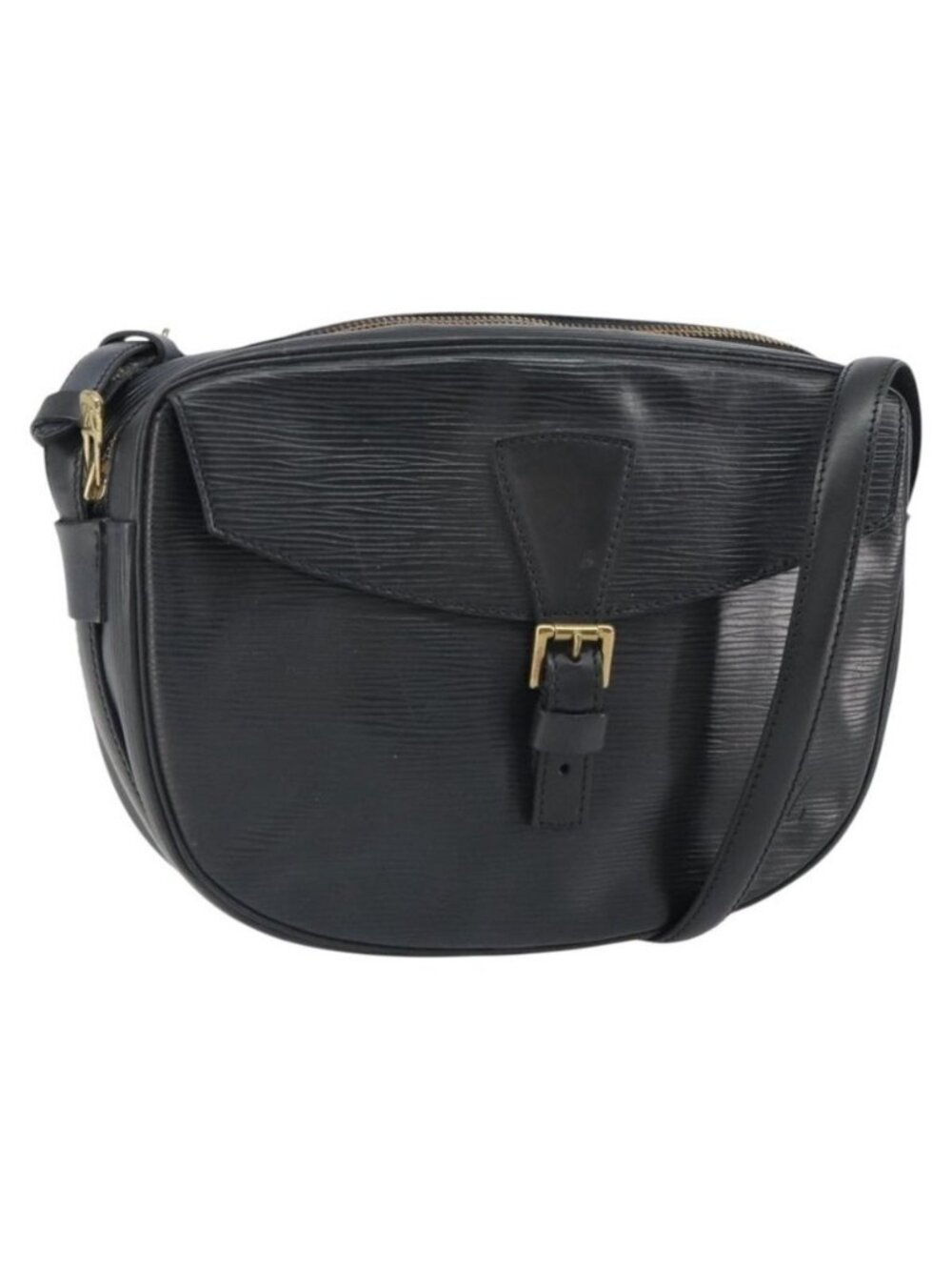 Authentic LOUIS VUITTON Epi Jeune Fille MM Shoulder Bag Black M52152 LV